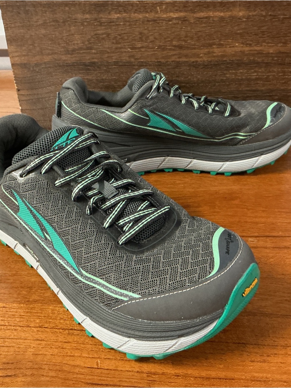 Altra Women's Gray Teal Mesh Running Shoes